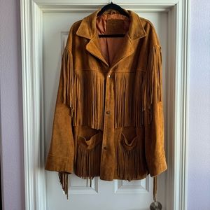 Suede fringe jacket